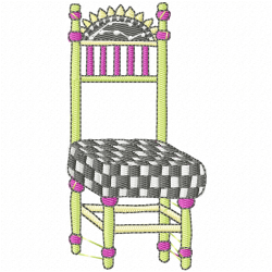 Chairs Embroidery Design 12 Chairs Embroidery Design 12